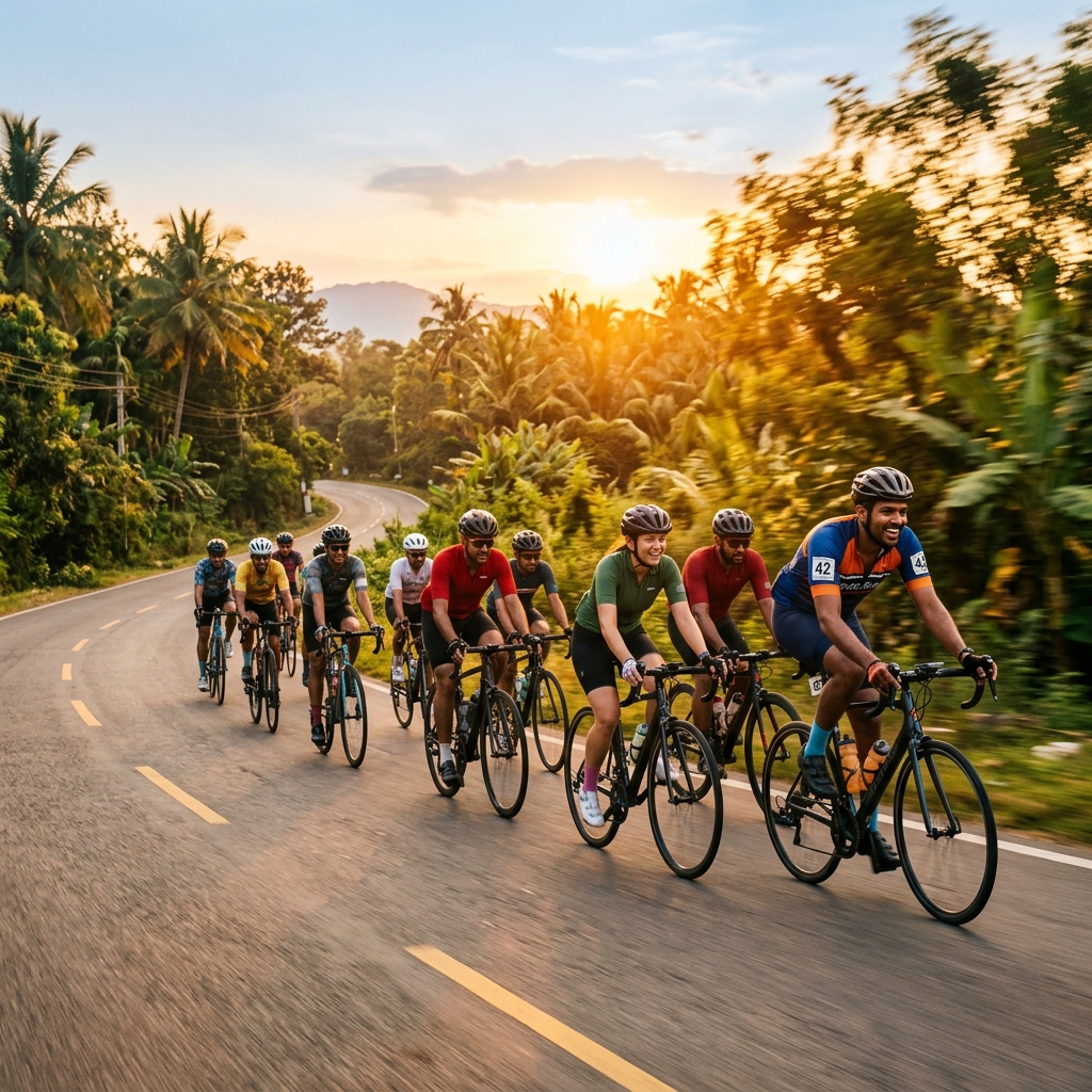 Community cycling ride