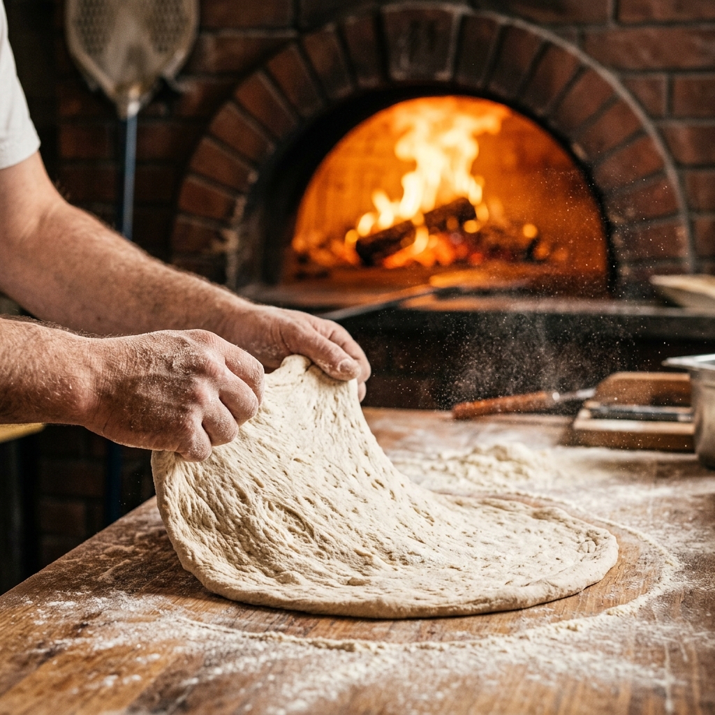 Pizza making